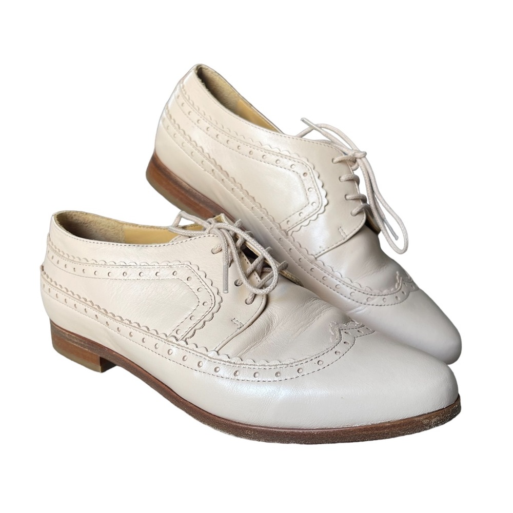 Sezane Paul Derbies Brogue Shoes Size 37